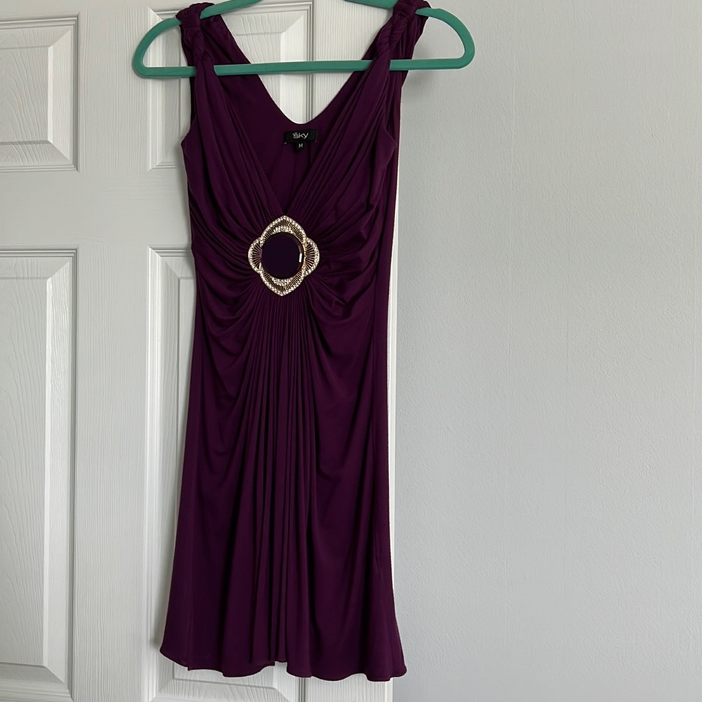 Sky mini dress.